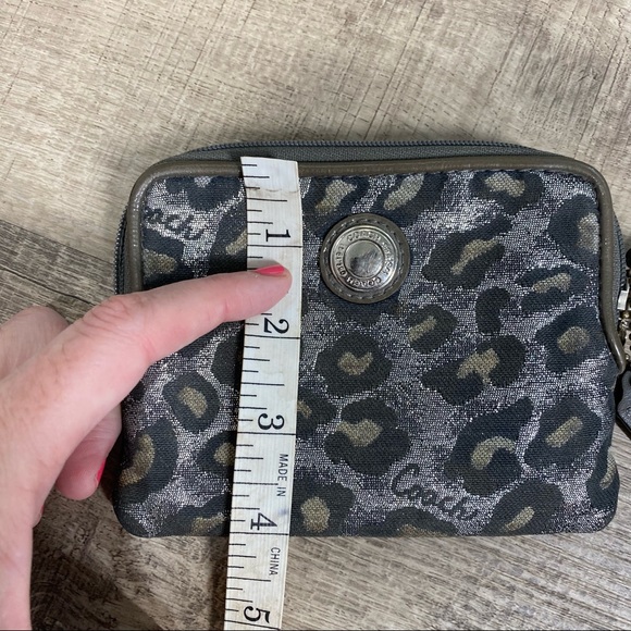 Coach Animal Print Wristlet - Picture 8 of 9